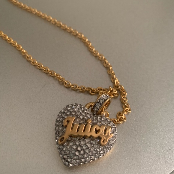 Y2K juicy large heart necklace - Picture 2 of 3